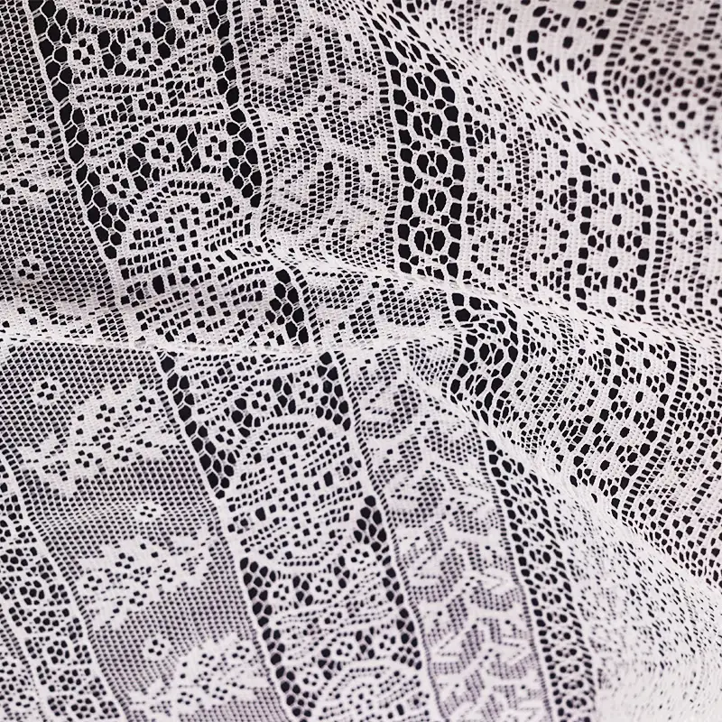 China Fabric for Shirt,Blouse,Skirt,Skirt  Lace Knit Fabric Nylon Spandex white color buy from China wholesaler bulk order at wholesale price free worldwide shipping Alibaba
