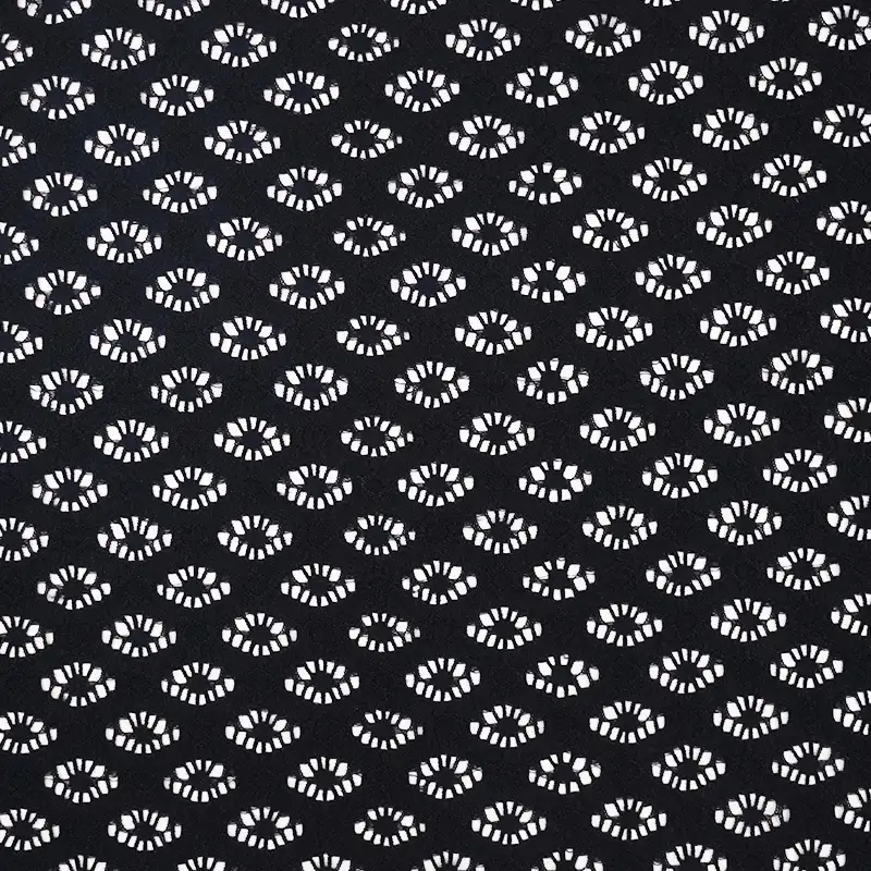 China Fabric for Blouse,Shirt Half Sleeve Button ,Dresses (Cardigan Open) ,Skirt  Lace Knit Fabric Nylon Spandex black color buy from China wholesaler bulk order at wholesale price free worldwide shipping Alibaba