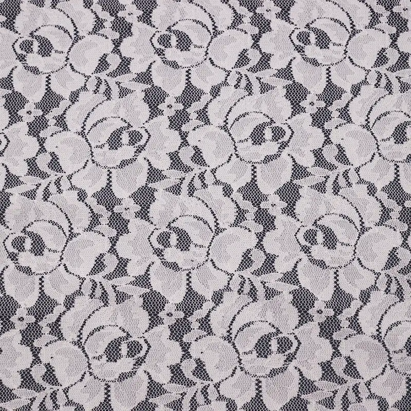 China Fabric for Blouse,Skirt,Dresses (Cardigan Open) ,Skirt  Lace Knit Fabric Nylon Spandex white color buy from China wholesaler bulk order at wholesale price free worldwide shipping Alibaba