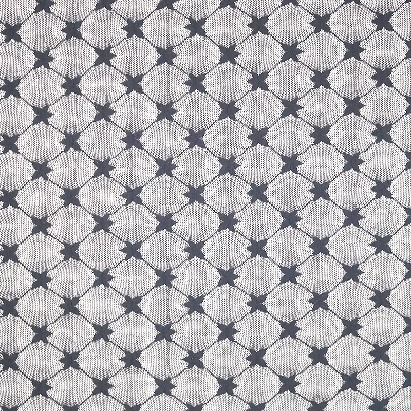 China Fabric for Blouse,Skirt,Shirt Long Sleeve Button ,Skirt  Lace Knit Fabric Nylon Spandex black color buy from China wholesaler bulk order at wholesale price free worldwide shipping Alibaba