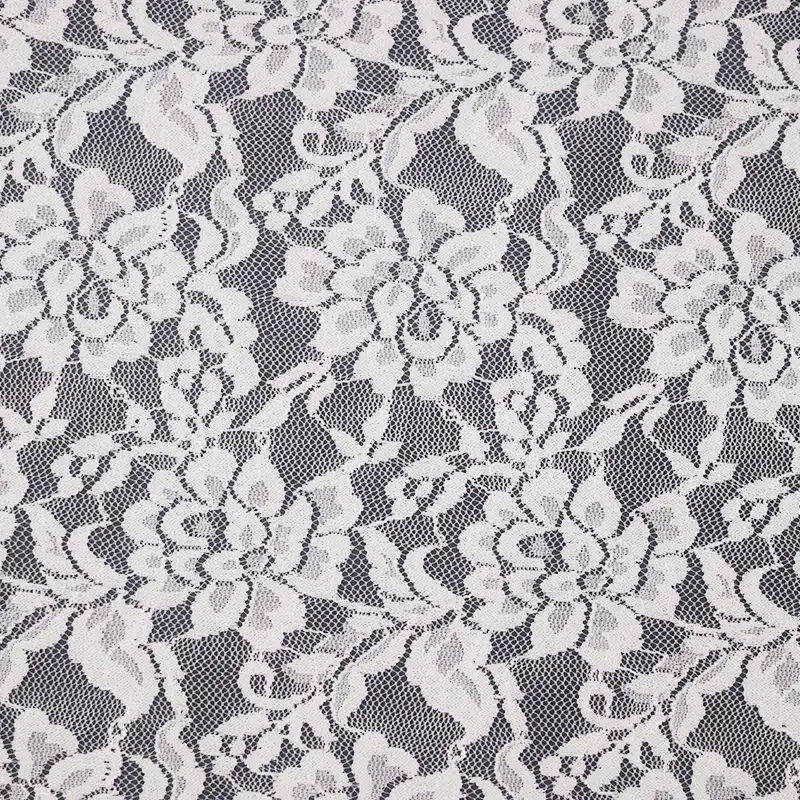 China Fabric for Blouse,Skirt,Skirt  Lace Knit Fabric Nylon Spandex white color buy from China wholesaler bulk order at wholesale price free worldwide shipping Alibaba
