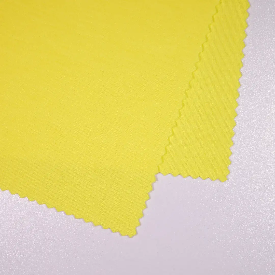 China Fabric for Jackets,Loungewear,Sweatshirt,Tracksuits Scuba Knit Fabric Rayon Polyester Spandex yellow color buy from China wholesaler bulk order at wholesale price free worldwide shipping Alibaba