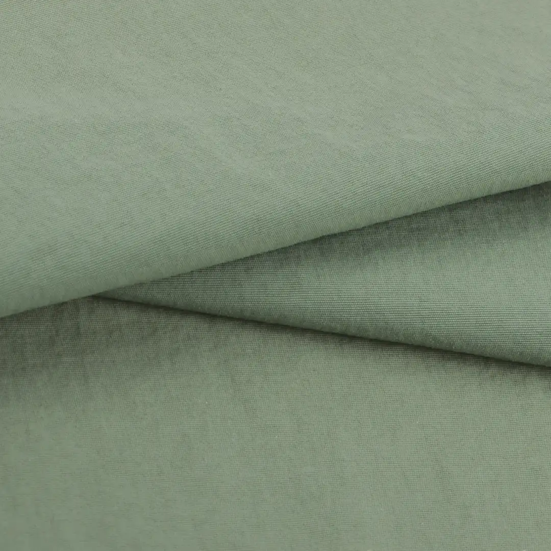China Fabric for Shirt,Pants,Skirt,Shorts,Jogger,Trench Coat,Overcoat Nylon Taslon Synthetic Woven Fabric Nylon light green color buy from China wholesaler bulk order at wholesale price free worldwide shipping Alibaba