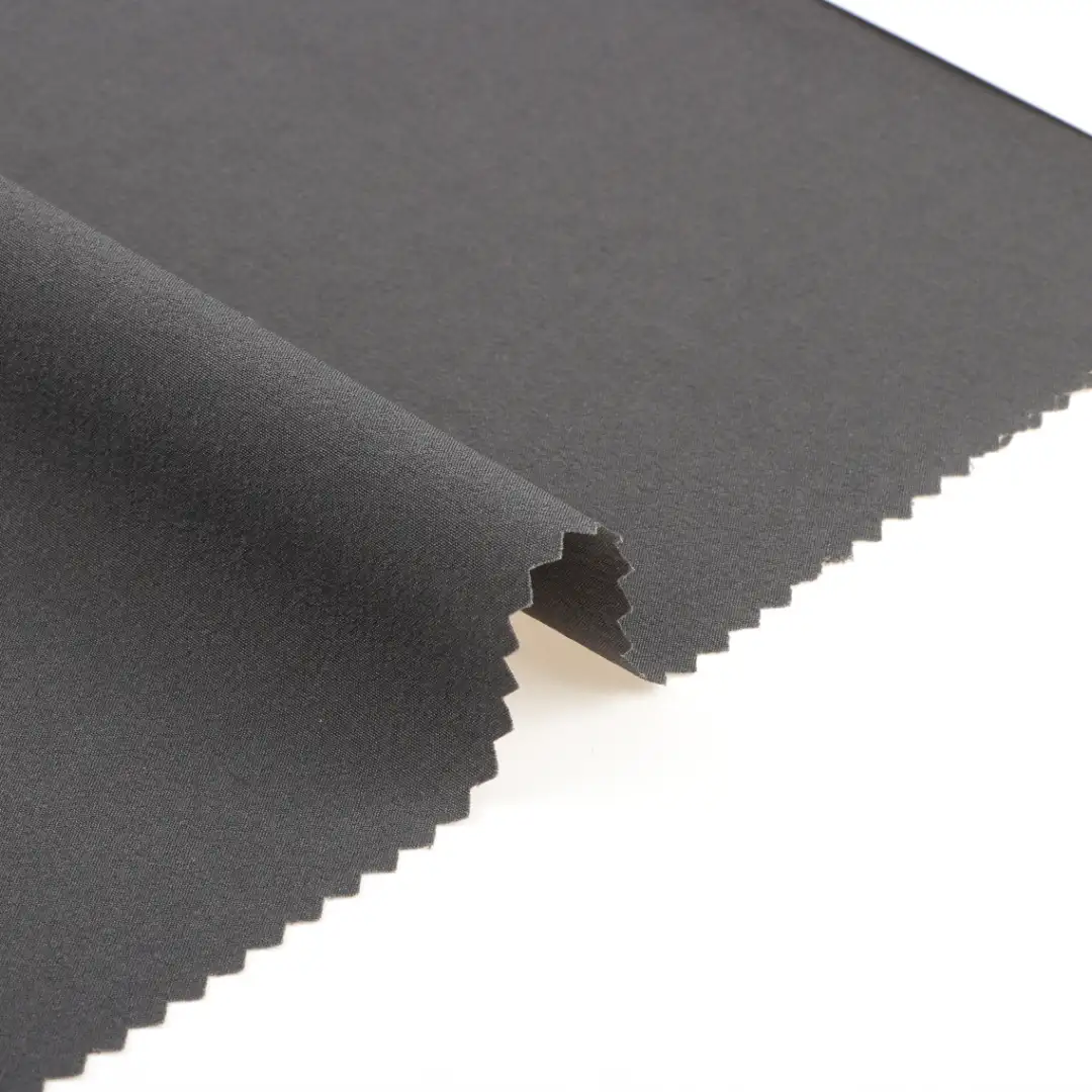 China Fabric for Pants,Jackets,Jogger,Padded Jacket Four Stretch Nylon Woven Fabric Synthetic Woven Fabric Polyamide Elastane dark grey color buy from China wholesaler bulk order at wholesale price free worldwide shipping Alibaba