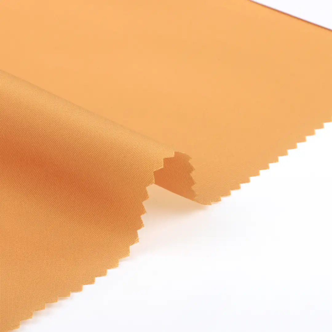 China Fabric for Jackets,Trench Coat,Padded Jacket Twill Synthetic Woven Fabric Nylon ORANGE color buy from China wholesaler bulk order at wholesale price free worldwide shipping Alibaba