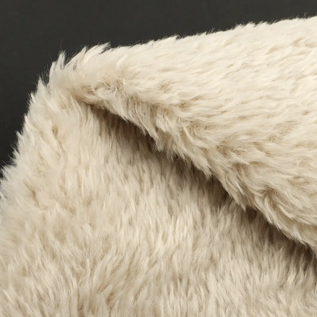 China Fabric for Jackets,Overcoat,Skirt  Bonded fabric Bonded fabric Polyester Beige color buy from China wholesaler bulk order at wholesale price free worldwide shipping Alibaba