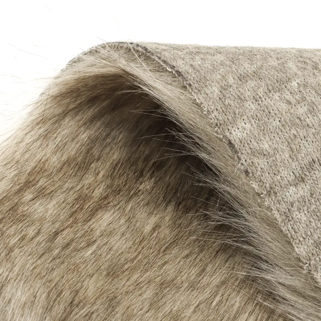 China Fabric for Overcoat,Skirt ,Waist coat Fake Fur Knit Fabric Acrylic Printing color buy from China wholesaler bulk order at wholesale price free worldwide shipping Alibaba