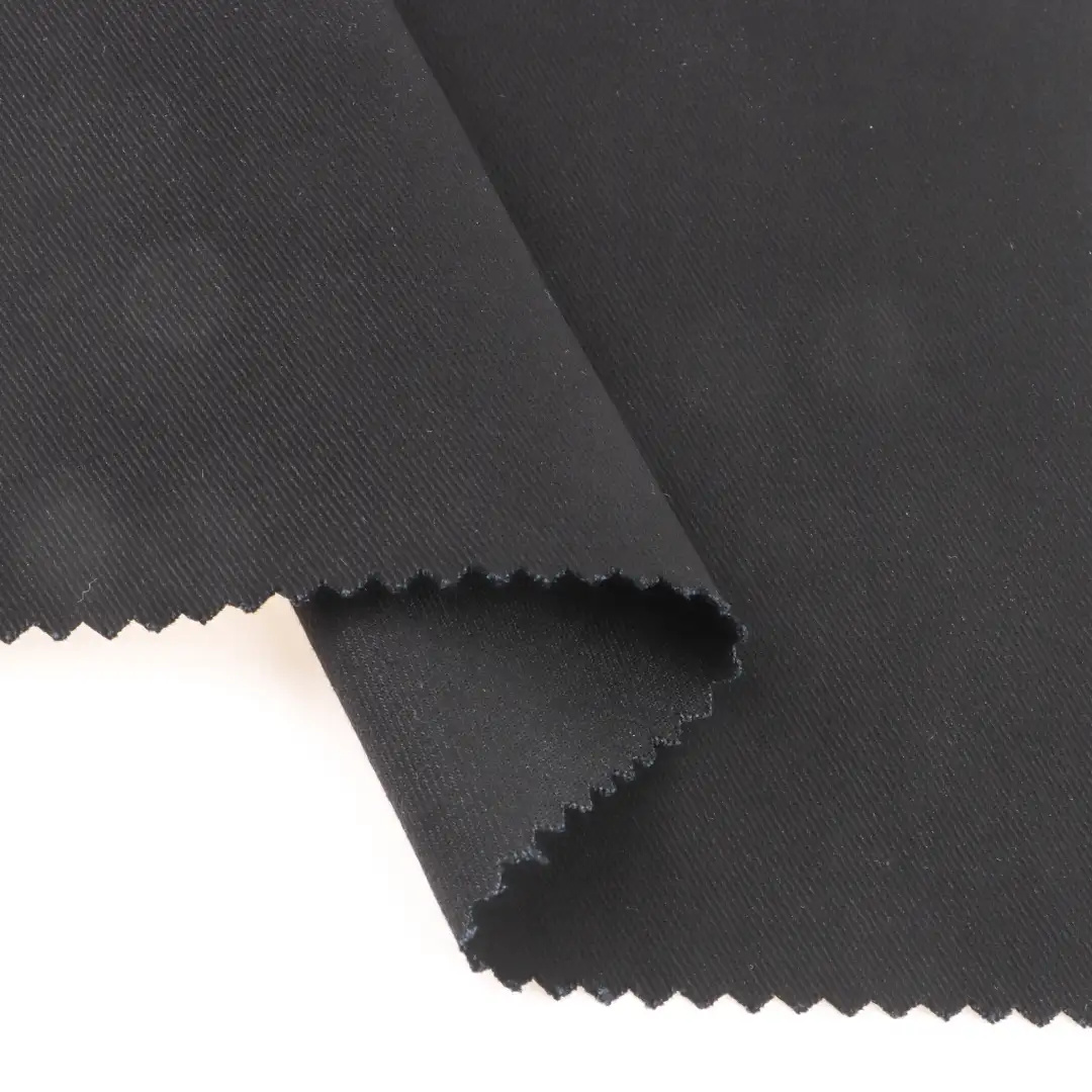 China Fabric for Shirt,Pants,Jackets Cotton Twill Natural Woven Fabric Cotton Spandex BLACK color buy from China wholesaler bulk order at wholesale price free worldwide shipping Alibaba