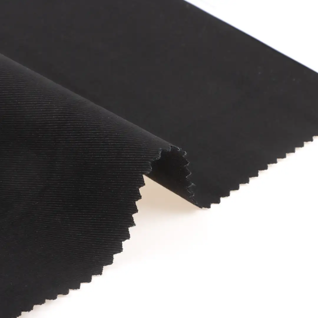 China Fabric for Shirt,Pants,Jackets Cotton Twill Natural Woven Fabric Cotton Spandex BLACK color buy from China wholesaler bulk order at wholesale price free worldwide shipping Alibaba