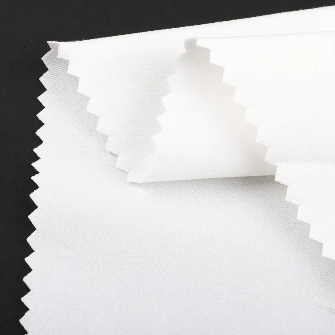 China Fabric for Shirt,Pants Cotton Twill Natural Woven Fabric Cotton Spandex WHITE color buy from China wholesaler bulk order at wholesale price free worldwide shipping Alibaba