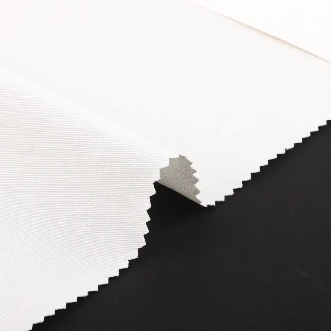 China Fabric for Shirt,Pants Cotton Twill Natural Woven Fabric Cotton Spandex WHITE color buy from China wholesaler bulk order at wholesale price free worldwide shipping Alibaba