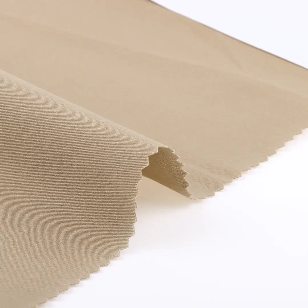 China Fabric for Shirt,Pants Cotton Twill Natural Woven Fabric Cotton Spandex KHAKI color buy from China wholesaler bulk order at wholesale price free worldwide shipping Alibaba
