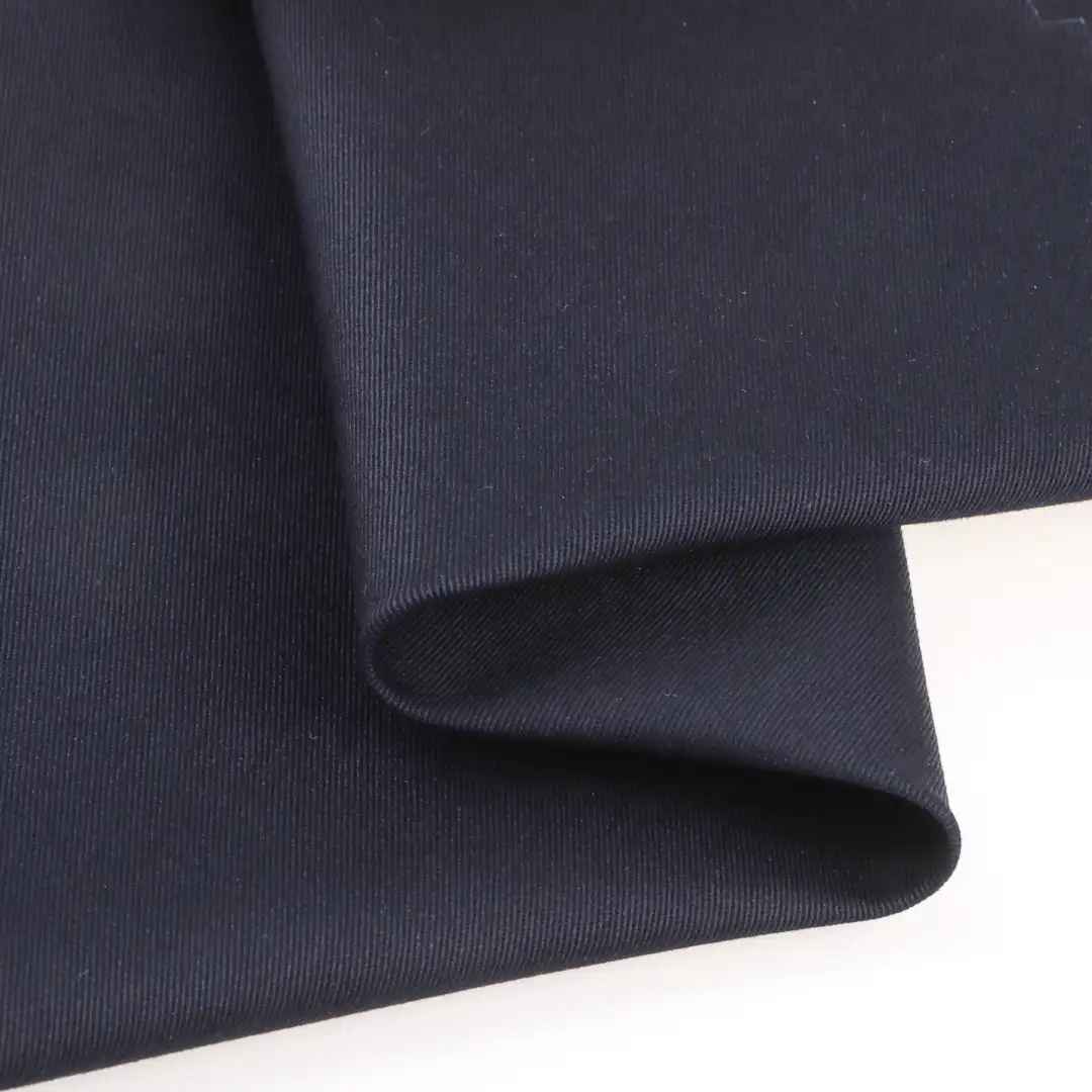 China Fabric for Shirt Cotton Twill Natural Woven Fabric Cotton Spandex NAVY color buy from China wholesaler bulk order at wholesale price free worldwide shipping Alibaba