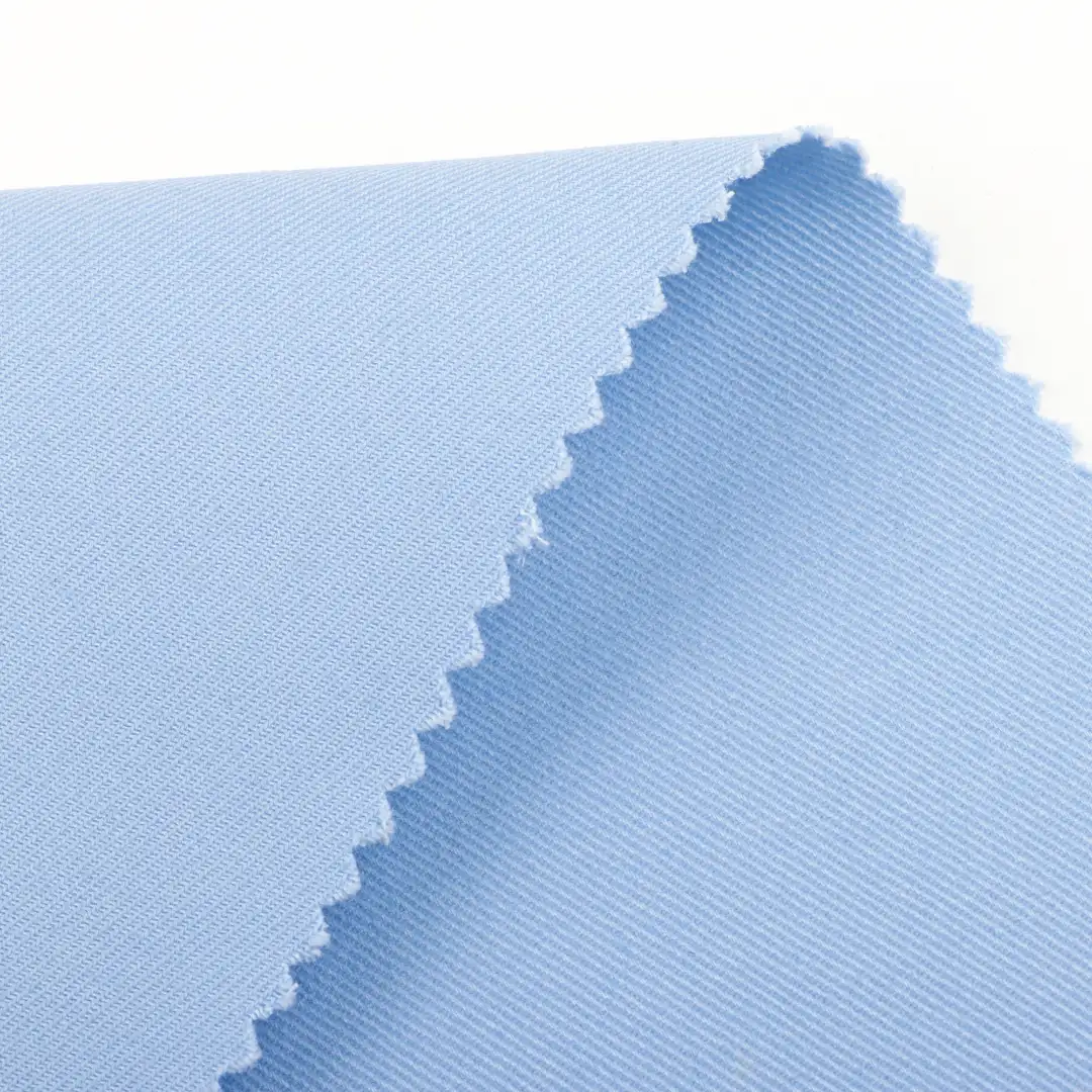 China Fabric for Pants,Jackets Cotton Twill Natural Woven Fabric Cotton Spandex Blue color buy from China wholesaler bulk order at wholesale price free worldwide shipping Alibaba