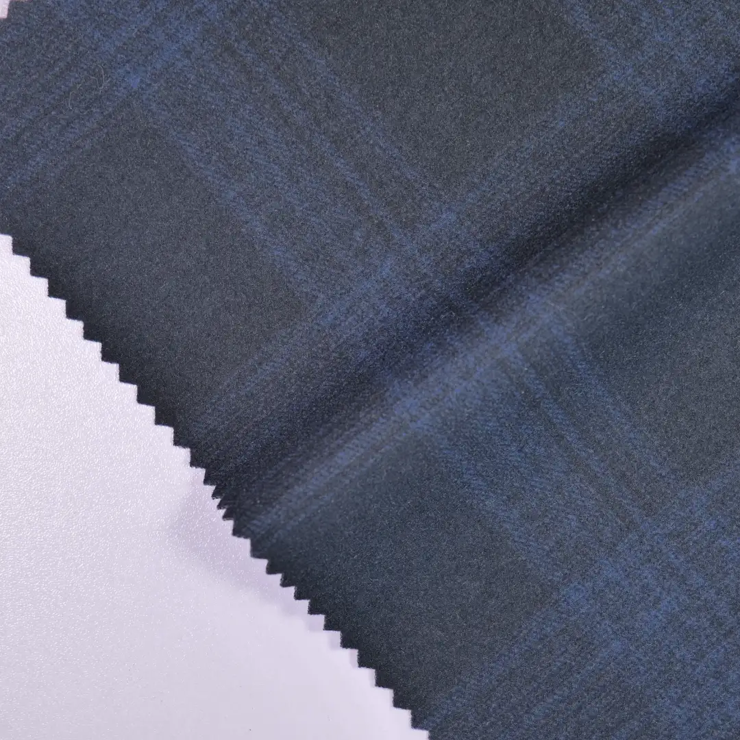 China Fabric for Jackets,Blazer,Trench Coat Interlock Knit Fabric Polyester Rayon Spandex black&blue color buy from China wholesaler bulk order at wholesale price free worldwide shipping Alibaba