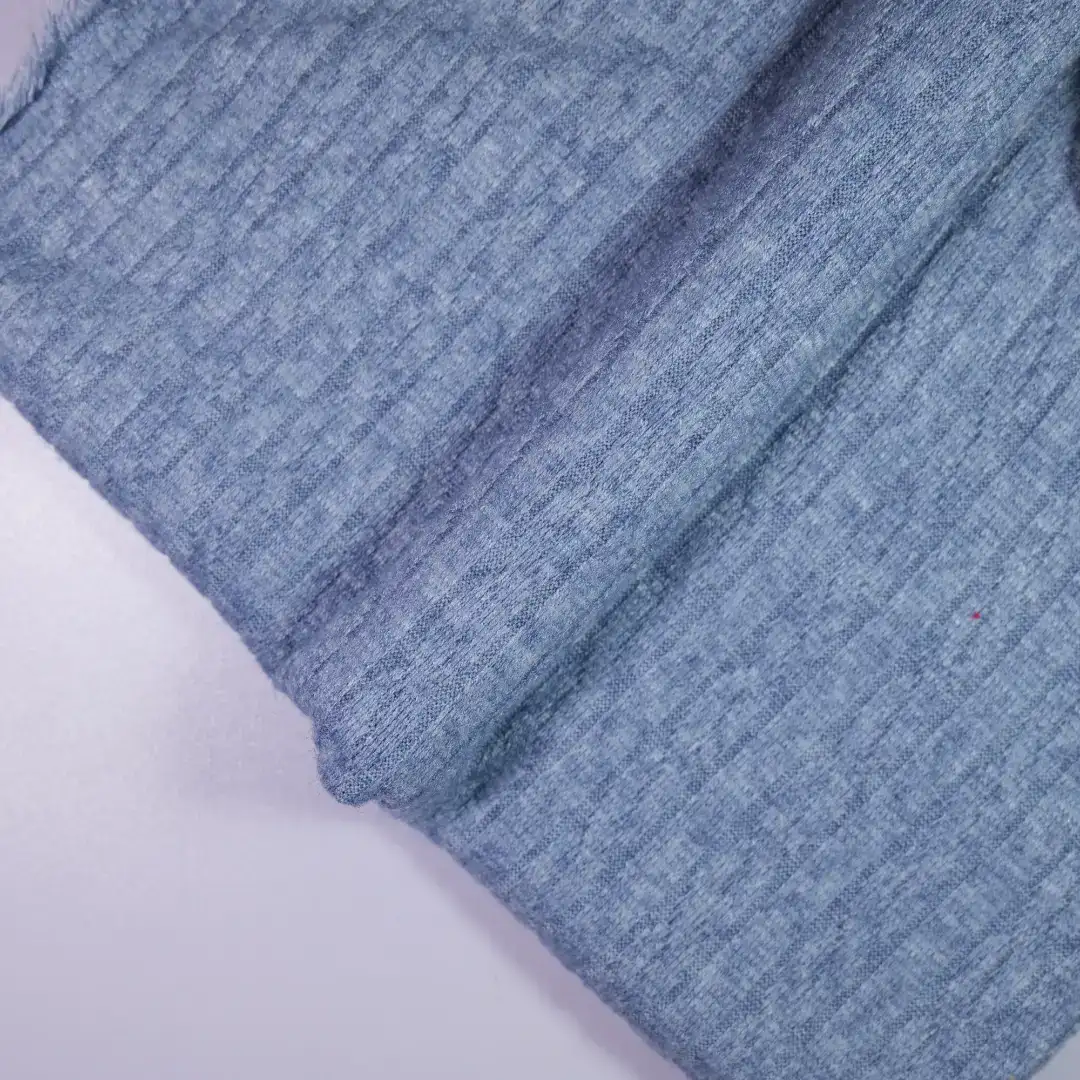 China Fabric for Hoodie Jacquard Knit Fabric Rayon Polyester Nylon Spandex blue color buy from China wholesaler bulk order at wholesale price free worldwide shipping Alibaba