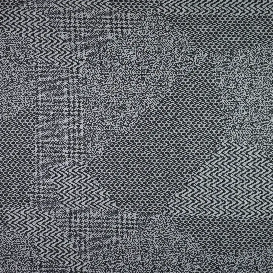 China Fabric for Jackets Jacquard Knit Fabric Polyester Spandex white&black color buy from China wholesaler bulk order at wholesale price free worldwide shipping Alibaba