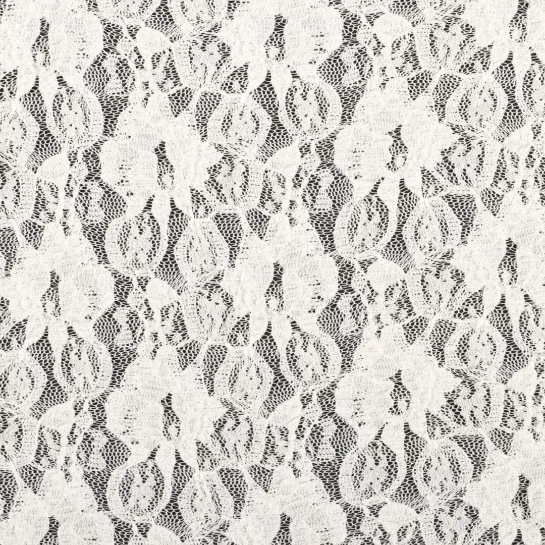 China Fabric for Crop Top,Lingerie,Skirt  Lace Knit Fabric Polyester Spandex CREAM color buy from China wholesaler bulk order at wholesale price free worldwide shipping Alibaba