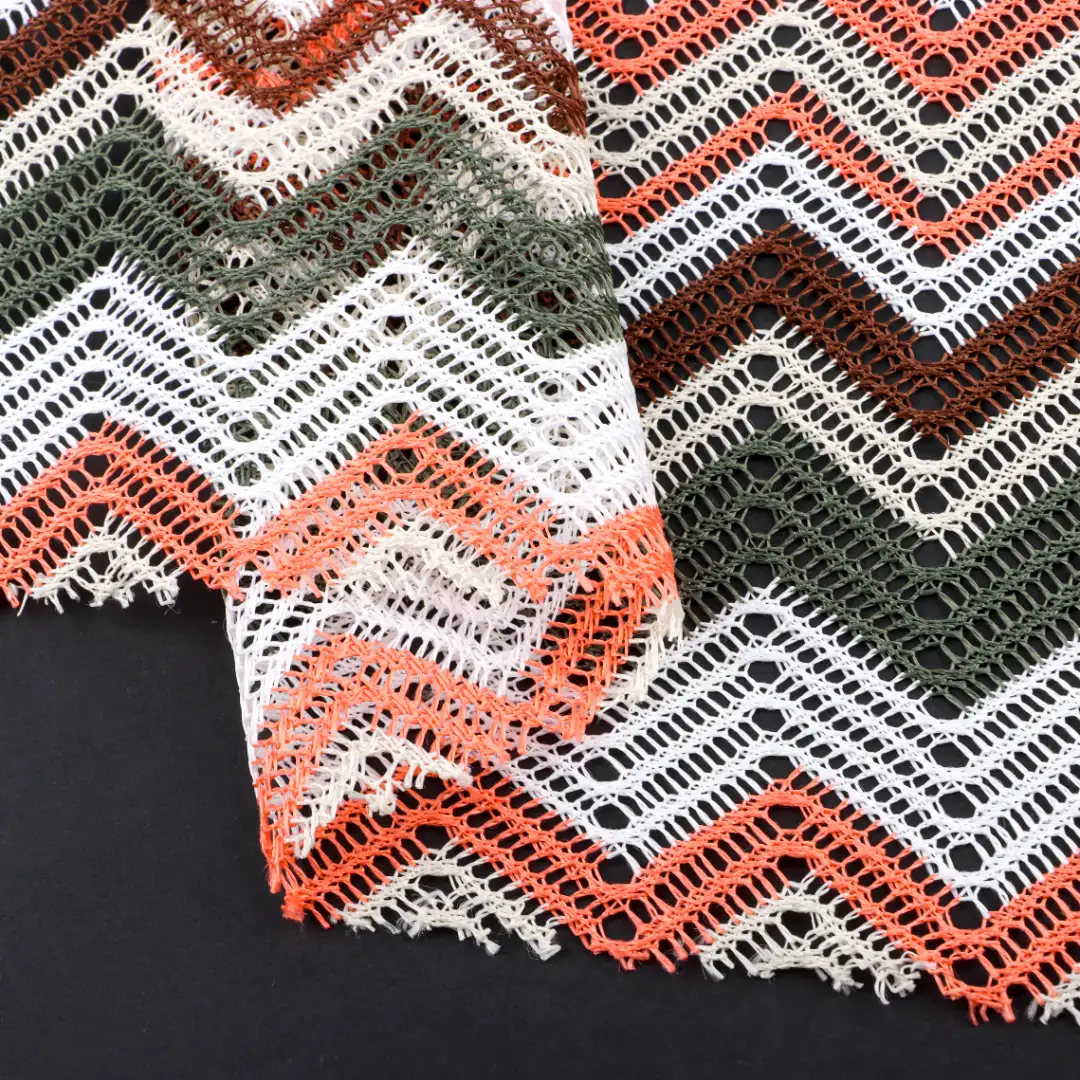 China Fabric for T-Shirt,Skirt  Mesh Knit Fabric Polyester design and colour color buy from China wholesaler bulk order at wholesale price free worldwide shipping Alibaba