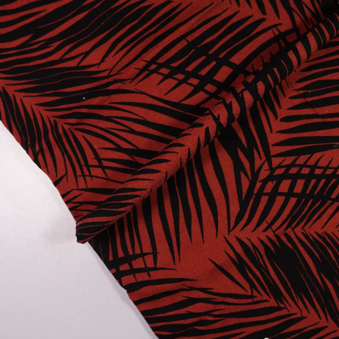 China Fabric for Shirt,Backless Beach Dress,Sleeveless Puffy Mini Dress Twill Synthetic Woven Fabric Rayon dark red black color buy from China wholesaler bulk order at wholesale price free worldwide shipping Alibaba