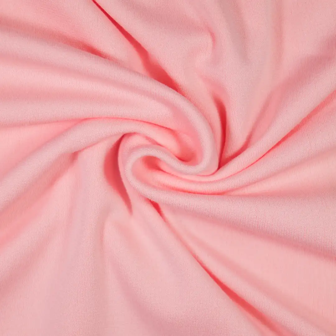 China Fabric for Jackets,Hoodie Fleece Knit Fabric Spandex Polyester pink color buy from China wholesaler bulk order at wholesale price free worldwide shipping Alibaba