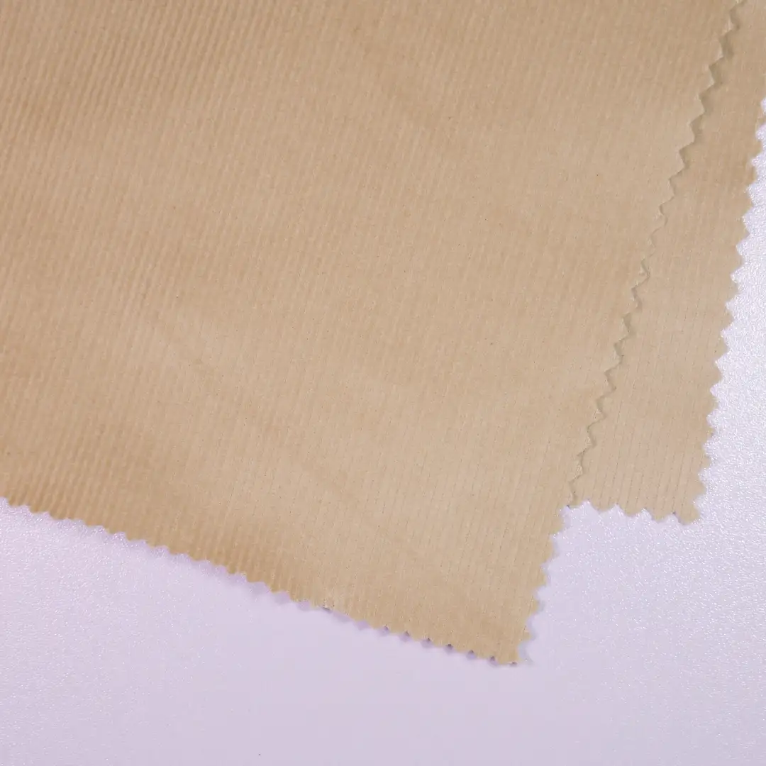 China Fabric for Pants,Jackets,Blazer Corduroy Natural Woven Fabric Cotton Spandex brown color buy from China wholesaler bulk order at wholesale price free worldwide shipping Alibaba