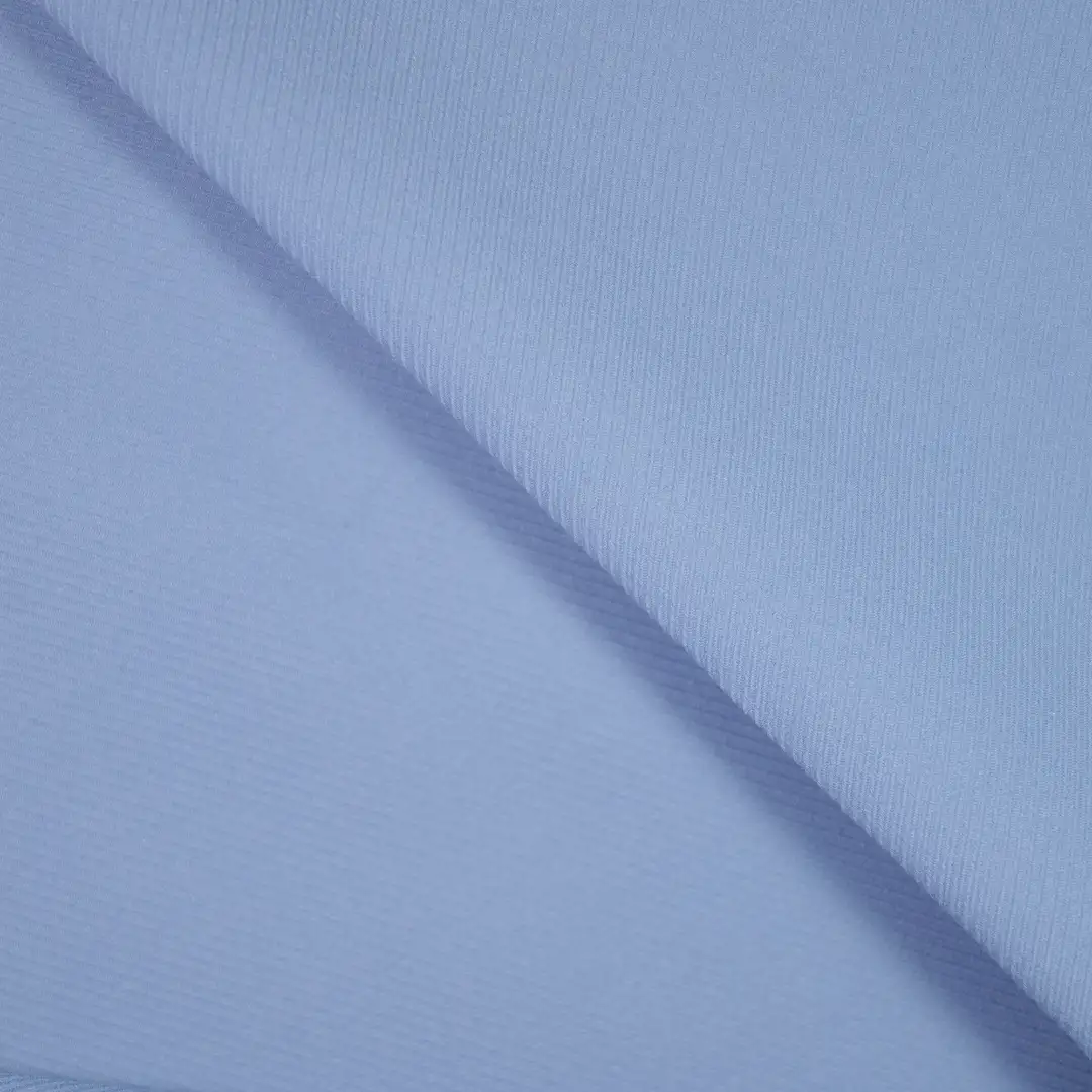 China Fabric for Jackets,Blazer,Skirt  Twill Woven Blended Fabric SORONA Polyester Blue color buy from China wholesaler bulk order at wholesale price free worldwide shipping Alibaba