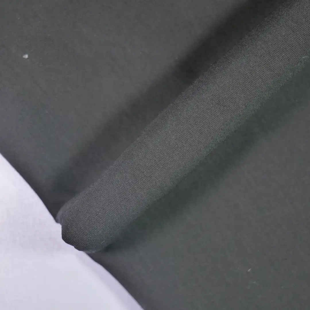 China Fabric for Pants,T-Shirt,Tank Midi Dress Scuba Knit Fabric Rayon Poly Lactic Acid（PLA) black color buy from China wholesaler bulk order at wholesale price free worldwide shipping Alibaba