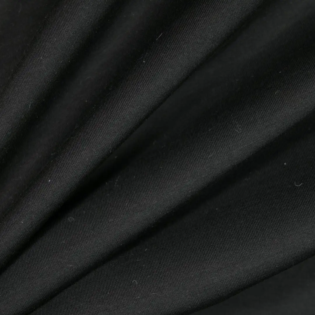 China Fabric for Pants,T-Shirt,Tank Midi Dress Scuba Knit Fabric Rayon Poly Lactic Acid（PLA) black color buy from China wholesaler bulk order at wholesale price free worldwide shipping Alibaba