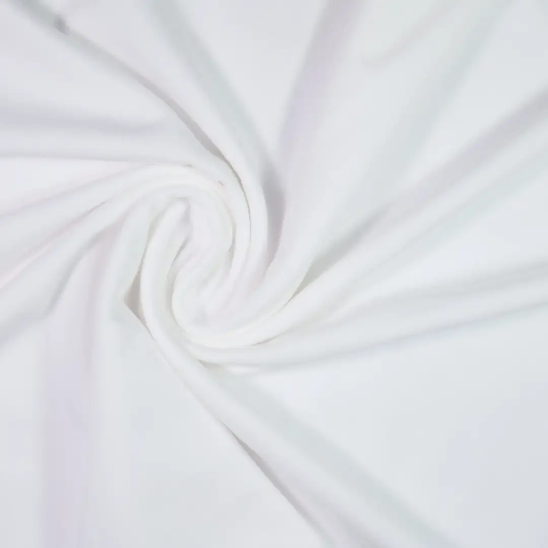 China Fabric for Pants,Blazer,Tank Top,Crop Top,Shorts Single Jersey Knit Fabric Rayon Poly Lactic Acid（PLA) Acetate white color buy from China wholesaler bulk order at wholesale price free worldwide shipping Alibaba