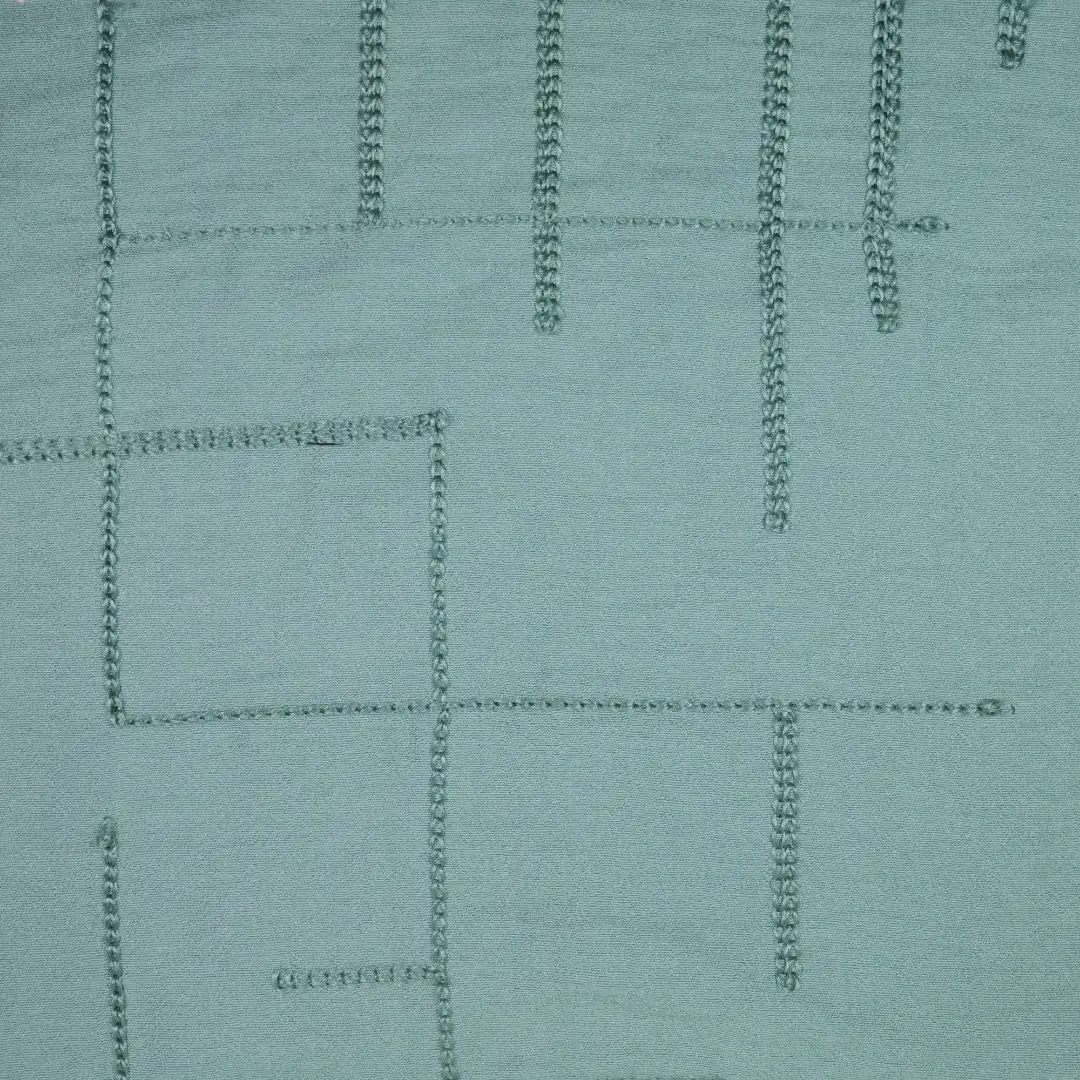 China Fabric for Blouse,Skirt,Over Shirt Schiffli Synthetic Woven Fabric Rayon Nylon green color buy from China wholesaler bulk order at wholesale price free worldwide shipping Alibaba