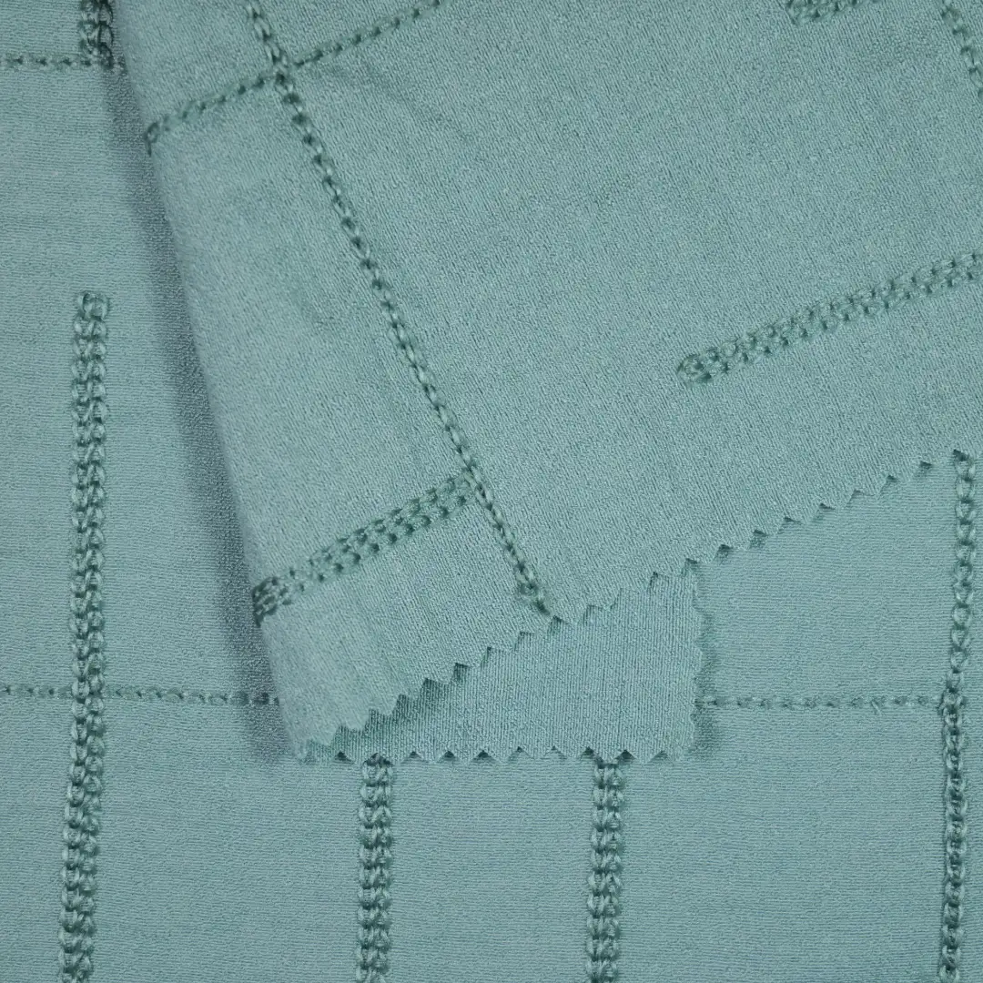 China Fabric for Blouse,Skirt,Over Shirt Schiffli Synthetic Woven Fabric Rayon Nylon green color buy from China wholesaler bulk order at wholesale price free worldwide shipping Alibaba
