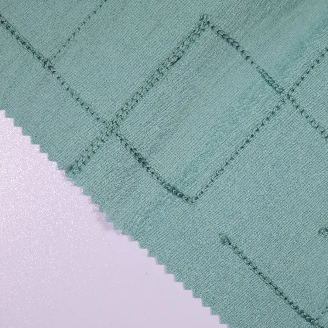 China Fabric for Blouse,Skirt,Over Shirt Schiffli Synthetic Woven Fabric Rayon Nylon green color buy from China wholesaler bulk order at wholesale price free worldwide shipping Alibaba