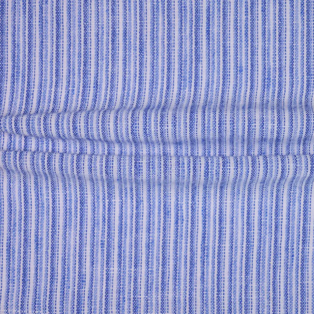 China Fabric for Blouse,Skirt Yarn Dyed Stripe Synthetic Woven Fabric Polyester blue color buy from China wholesaler bulk order at wholesale price free worldwide shipping Alibaba