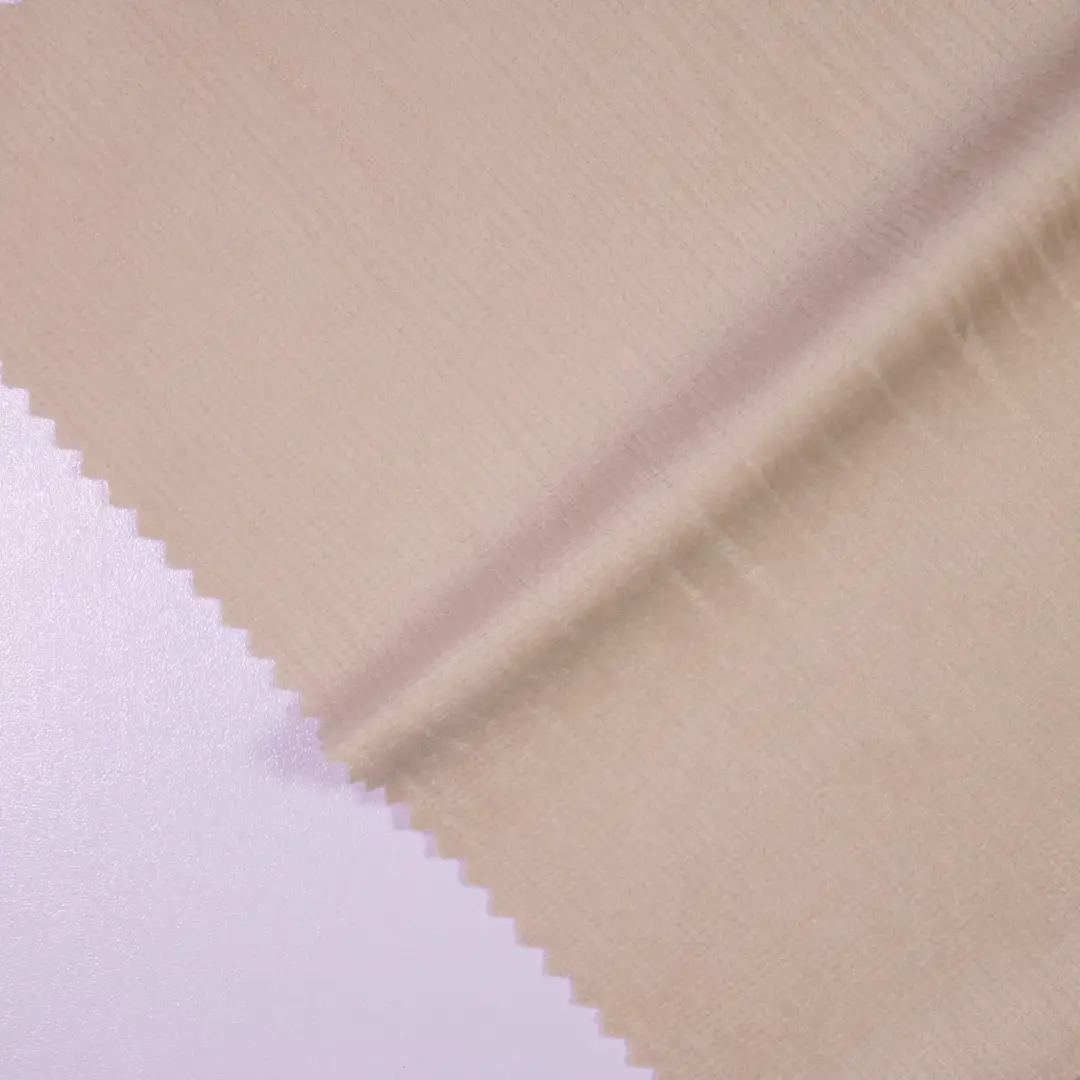 China Fabric for Jackets,Blazer,Trench Coat Twill Synthetic Woven Fabric Polyester brown color buy from China wholesaler bulk order at wholesale price free worldwide shipping Alibaba