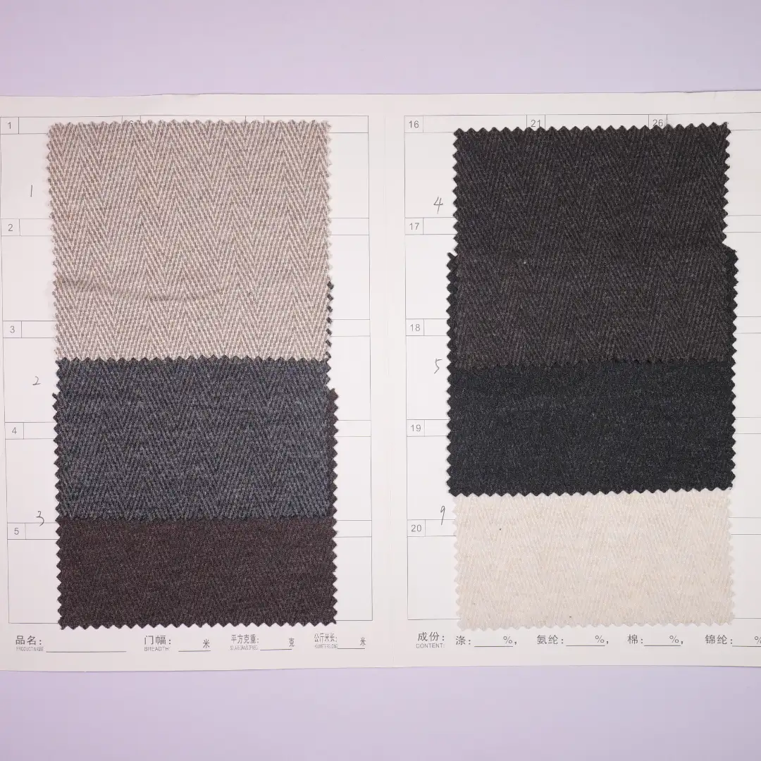 China Fabric for Jackets,Overcoat,Women's Pants ,Skirt  T/R Imitation Woolen Fabric Woolen Polyester Rayon Spandex Gray color buy from China wholesaler bulk order at wholesale price free worldwide shipping Alibaba