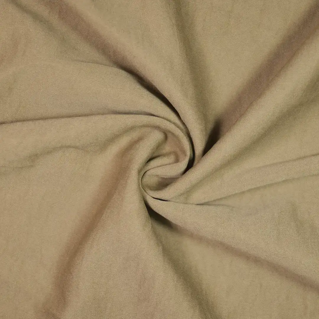 China Fabric for Shirt,Shirt Half Sleeve Button ,Women's Pants  Twill Synthetic Woven Fabric Polyester Khaki color buy from China wholesaler bulk order at wholesale price free worldwide shipping Alibaba