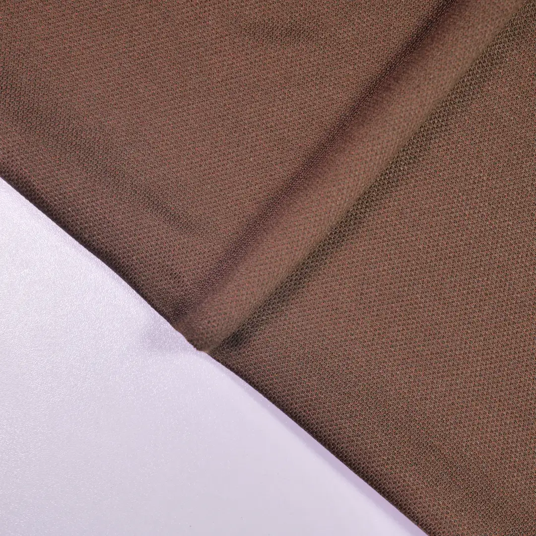 China Fabric for Pants,Jackets,Knitted Jacket  T/R Imitation Woolen Fabric Woolen Polyester Rayon Spandex Brown color buy from China wholesaler bulk order at wholesale price free worldwide shipping Alibaba