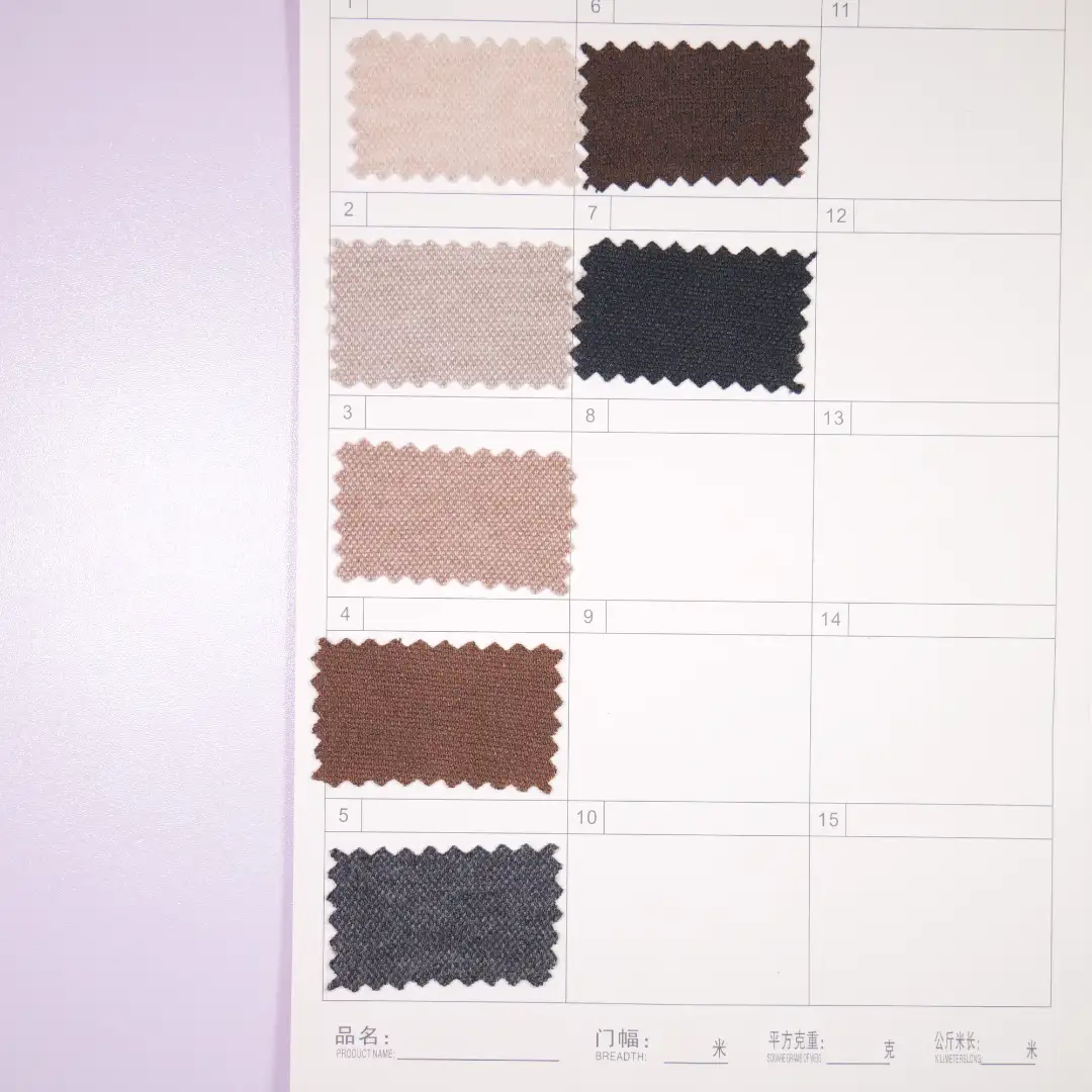 China Fabric for Pants,Jackets,Knitted Jacket  T/R Imitation Woolen Fabric Woolen Polyester Rayon Spandex Brown color buy from China wholesaler bulk order at wholesale price free worldwide shipping Alibaba