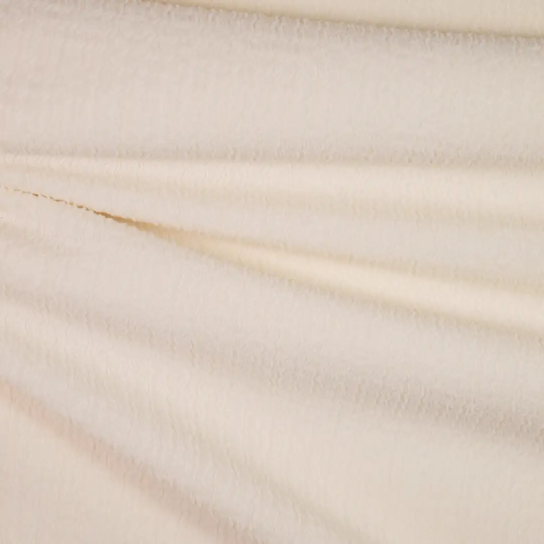 China Fabric for Round Neck Pullover ,Crew Neck Pullover ,Knitted Trousers  Tricot Knit Fabric Polyester Spandex Bisque color buy from China wholesaler bulk order at wholesale price free worldwide shipping Alibaba