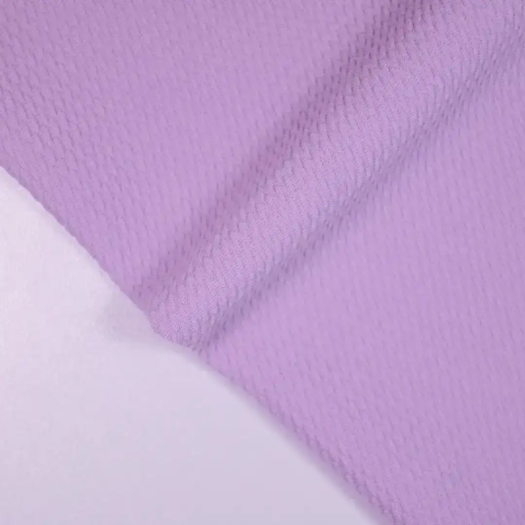China Fabric for Pants,Skirt Jacquard Knit Fabric Polyester Spandex Purple color buy from China wholesaler bulk order at wholesale price free worldwide shipping Alibaba