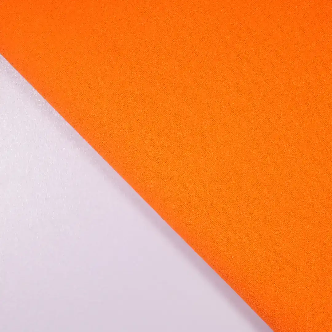 China Fabric for Jackets,Shorts,Hoodie Scuba Knit Fabric Polyester Spandex Orange color buy from China wholesaler bulk order at wholesale price free worldwide shipping Alibaba