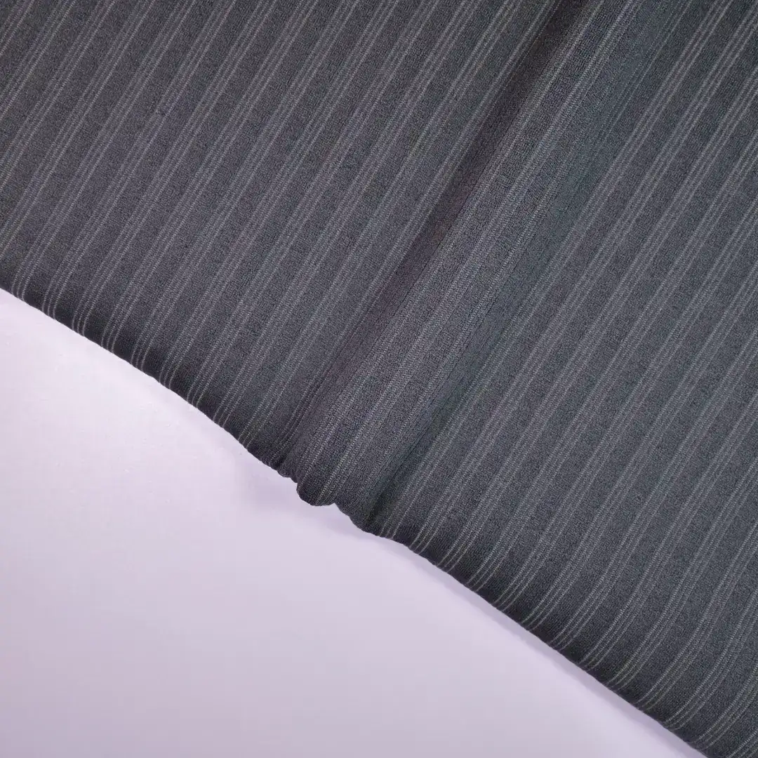 China Fabric for Pants Jacquard Knit Fabric Polyester Spandex Black color buy from China wholesaler bulk order at wholesale price free worldwide shipping Alibaba