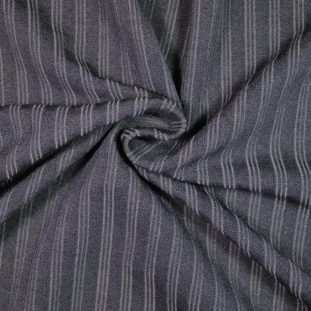 China Fabric for Pants Jacquard Knit Fabric Polyester Spandex Black color buy from China wholesaler bulk order at wholesale price free worldwide shipping Alibaba