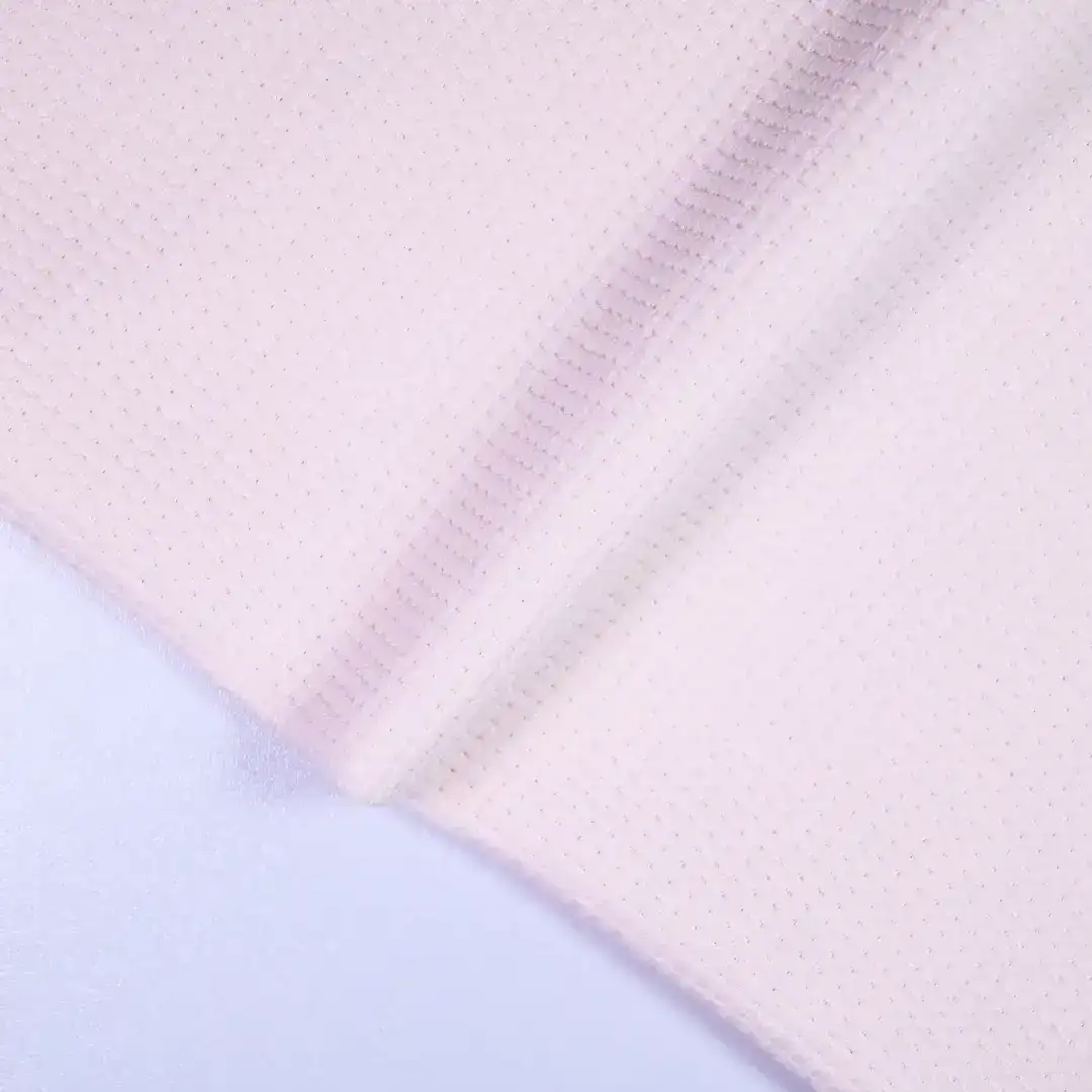 China Fabric for Jackets,Trench Coat,Overcoat,Casual Baseball Jacket Waffle Knit Fabric Polyester Pink color buy from China wholesaler bulk order at wholesale price free worldwide shipping Alibaba