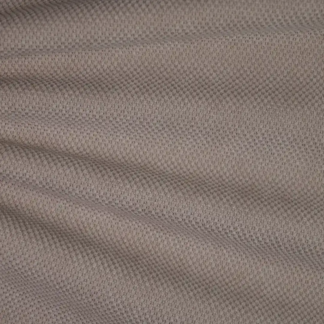 China Fabric for Hoodie Pique Knit Fabric Polyester Spandex Brownie color buy from China wholesaler bulk order at wholesale price free worldwide shipping Alibaba