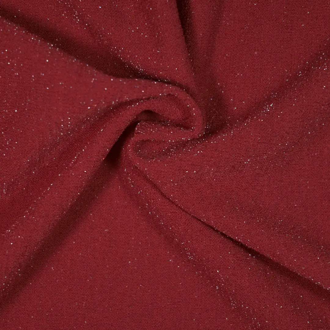 China Fabric for Shirt,Crop Top,Knitted Trousers  Knit crepe Knit Fabric Polyester Spandex Red color buy from China wholesaler bulk order at wholesale price free worldwide shipping Alibaba