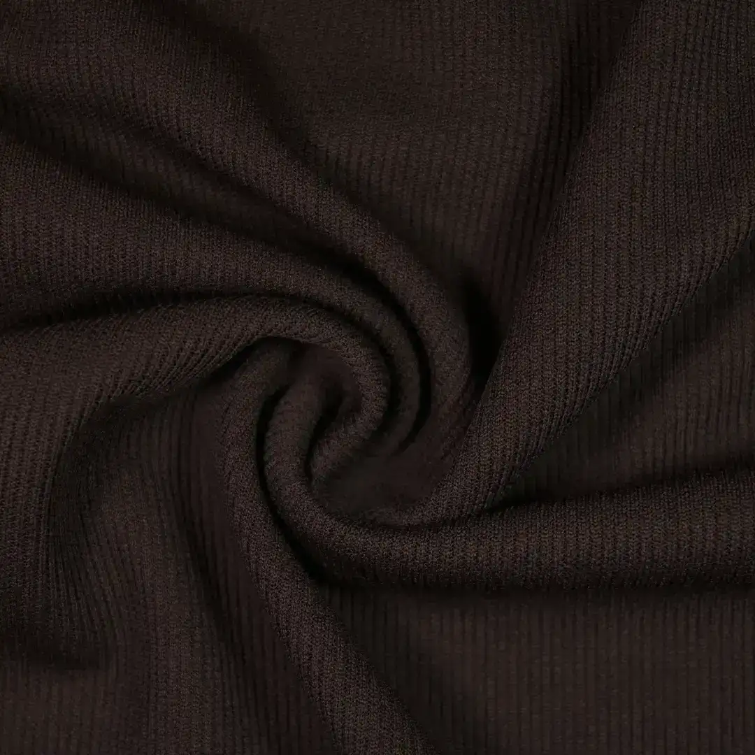 China Fabric for Hoodie,Trench Coat,Open Waistcoat,Double-Breasted Coat Jacquard Knit Fabric Polyester Spandex Brown color buy from China wholesaler bulk order at wholesale price free worldwide shipping Alibaba