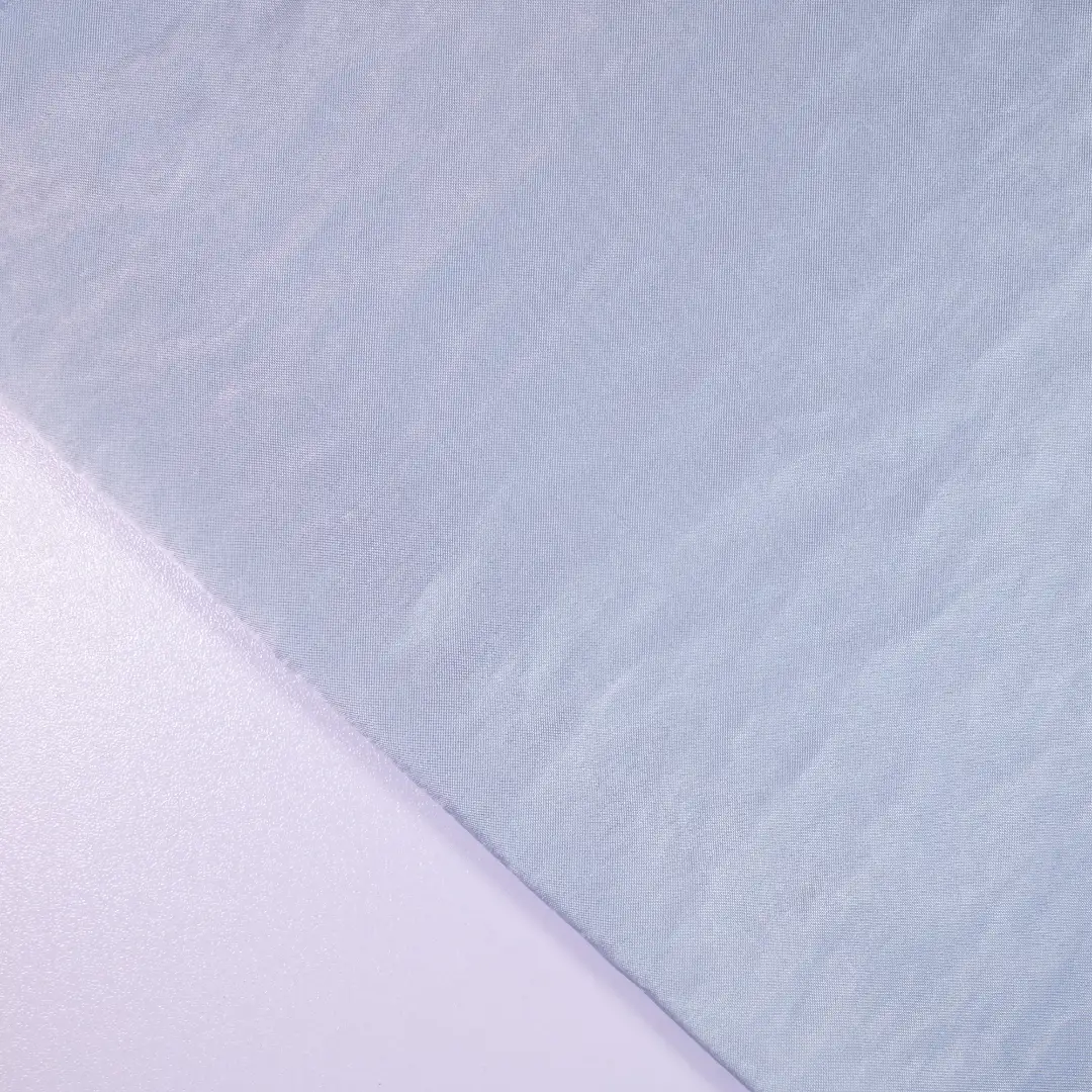 China Fabric for Pants,Blouse,Crop Top,Skirt Bengaline Synthetic Woven Fabric Polyester Blue color buy from China wholesaler bulk order at wholesale price free worldwide shipping Alibaba