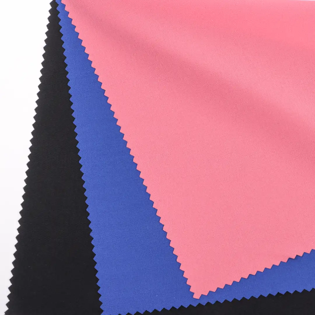 China Fabric for Pants,Jackets,Shorts,Jogger,Trench Coat,Down Jacket,Padded Jacket Four-way Stretch (Bi-Stretch) Synthetic Woven Fabric Polyester Elastane PINK color buy from China wholesaler bulk order at wholesale price free worldwide shipping Alibaba